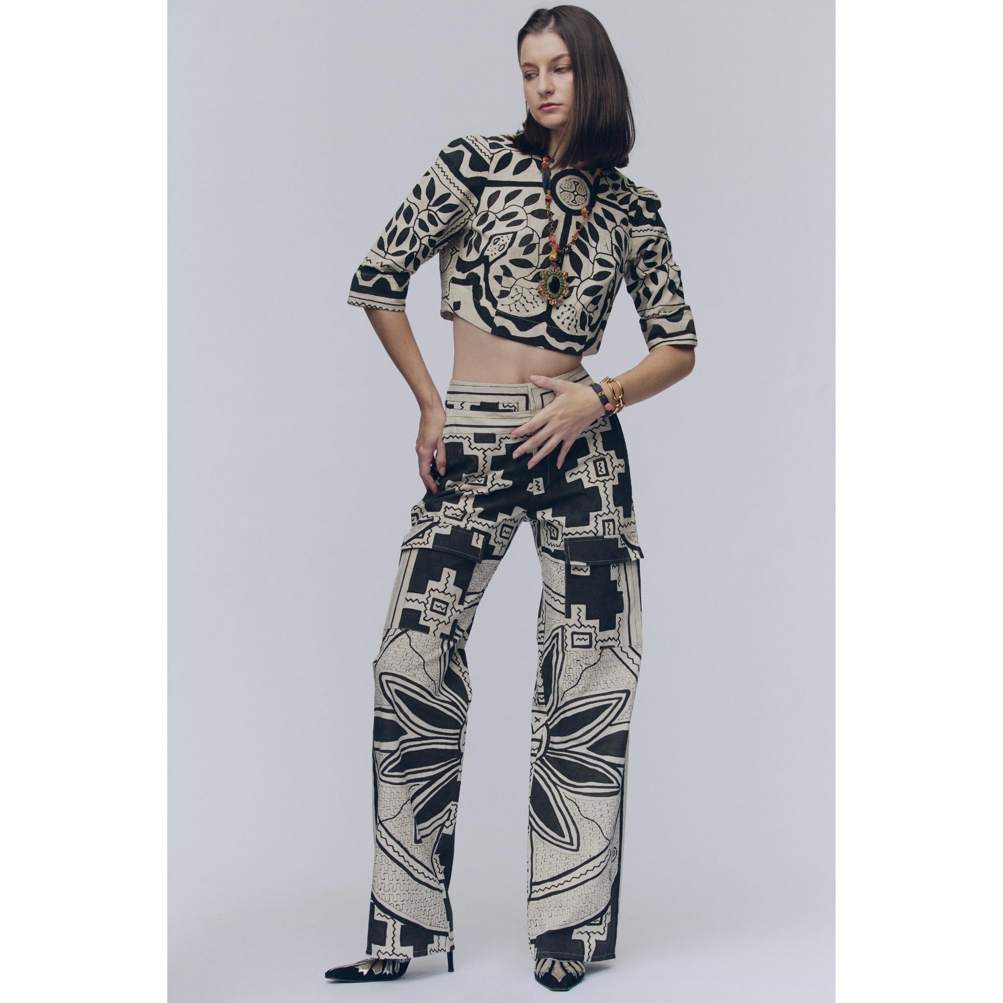 Itia Cargo Pant | Flower Bloom