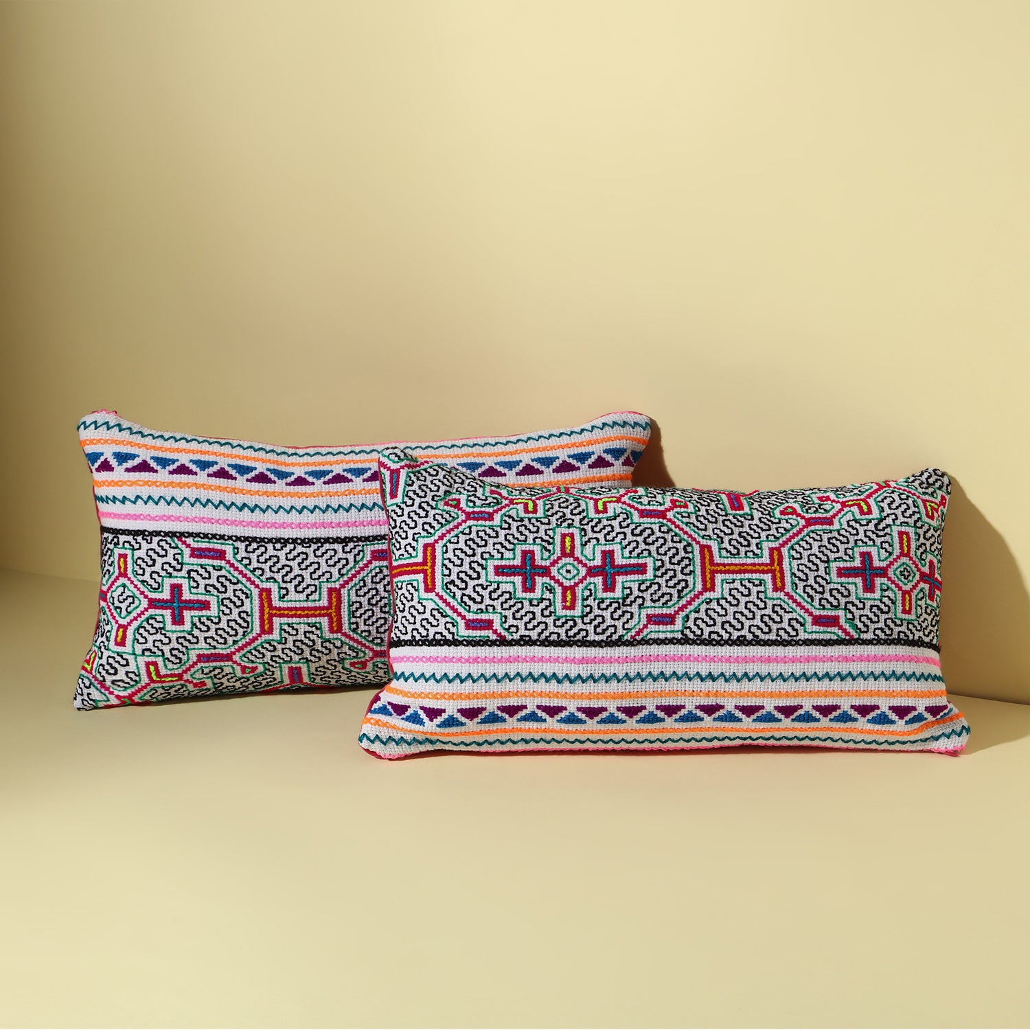 Maya Kene Rectangular Fucsia Dream Pillow