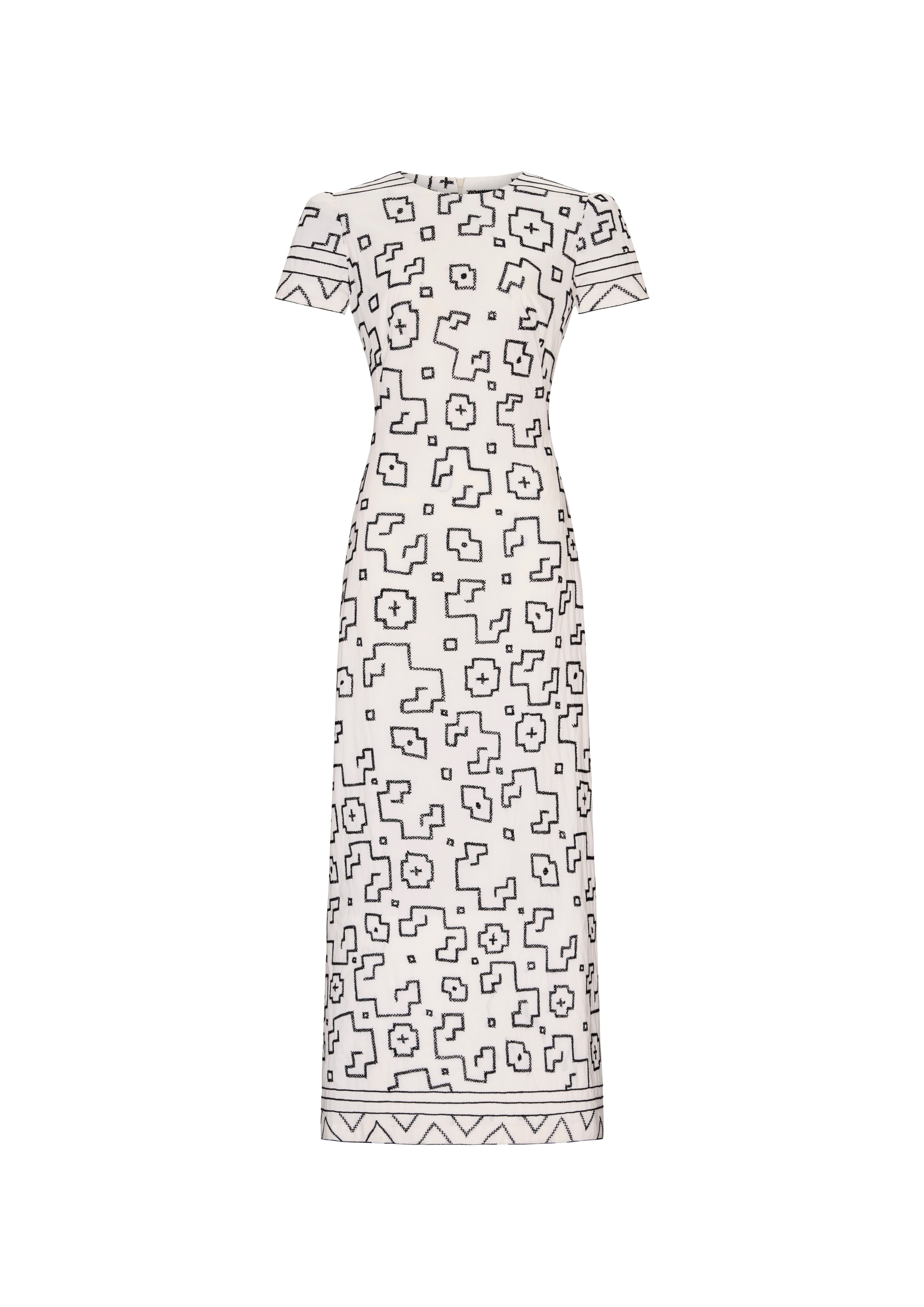 Ranzai Maxi Dress | Playful Lines